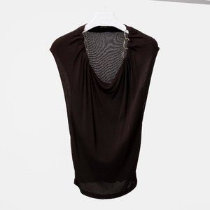 Escada Chainlink Cowl Top